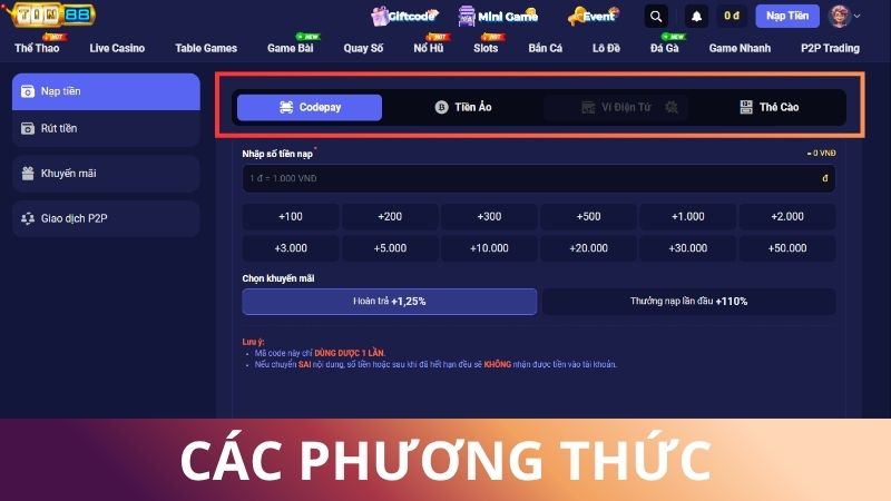 Những phương thức hỗ trợ trong giao dịch Tin88