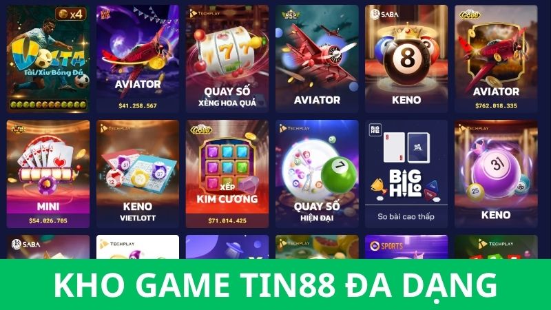 Review game Tin88 có game gì hay?